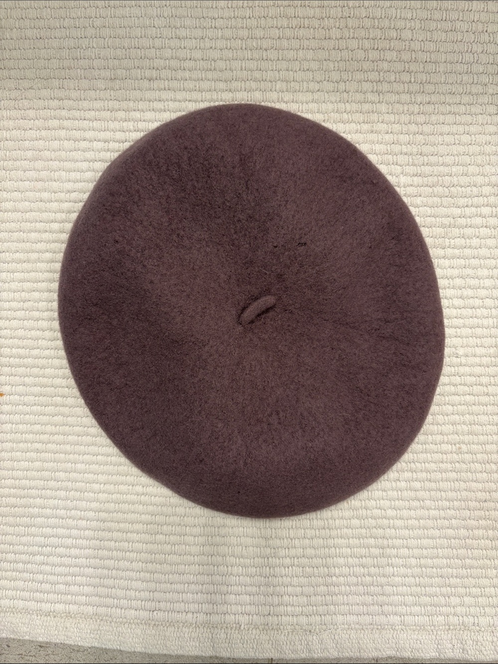 Brixton Womens Wool Beret - Plum Brown